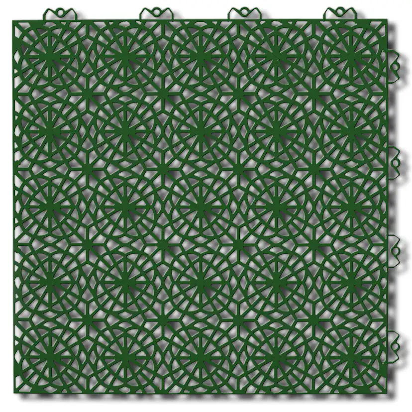 Golvplatta Bergo XL Spring Grass