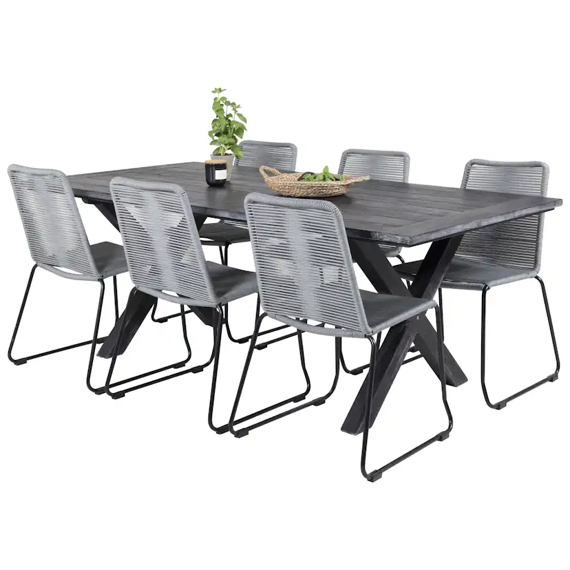Matgrupp Venture Home Rossi 200 med 6 Leon Matstolar