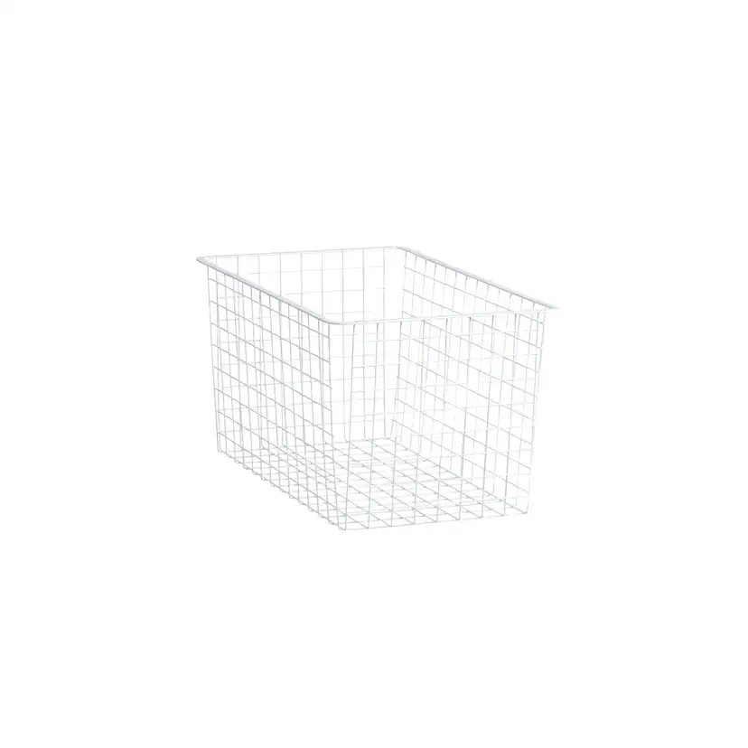 Trådback 327x527x285 mm vit Mått 327 x 527 x 285 mm. Vit.