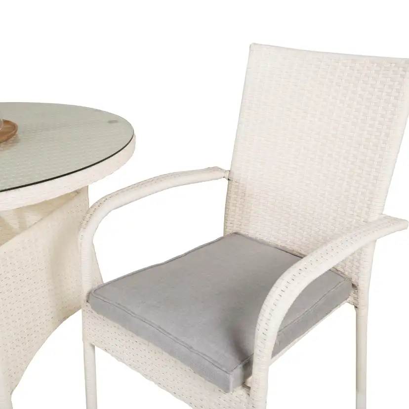 Matgrupp Venture Home Virda Ø 90 med 2 Asta Stolar