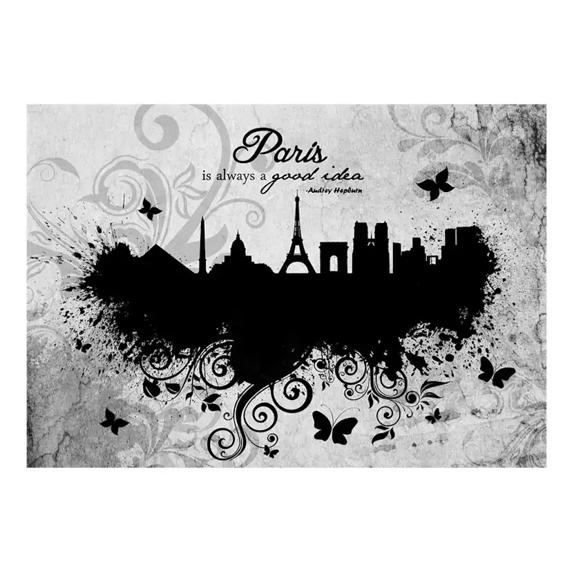 Fototapet Arkiio Paris Is Always A Good Idea Black And White