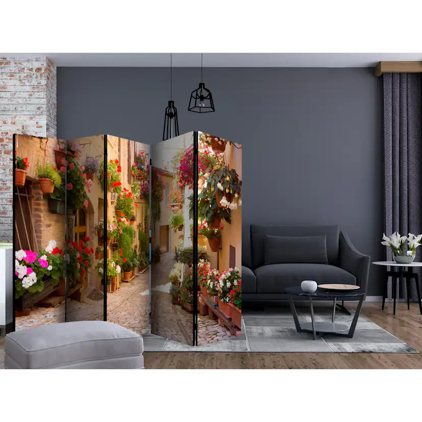 Rumsavdelare Skärmvägg Arkiio The Alley in Spello Italy II 225x172 cm