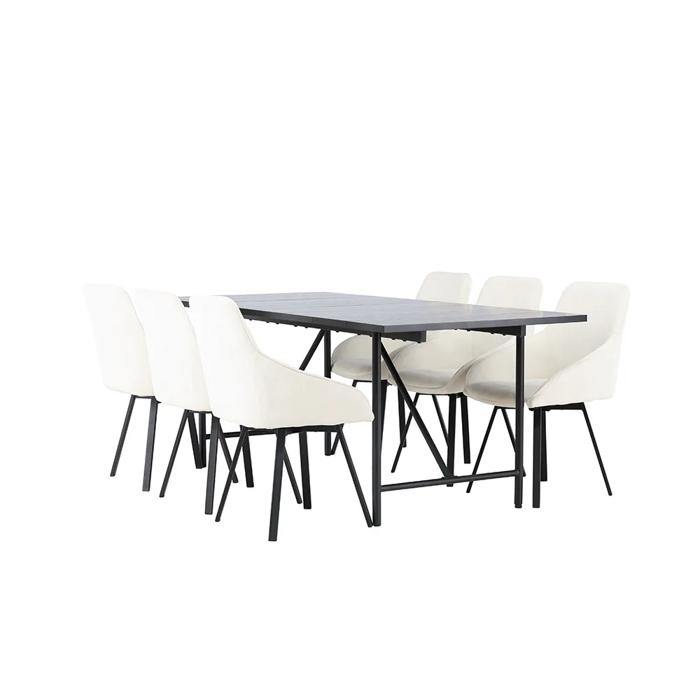 Svart/Beige