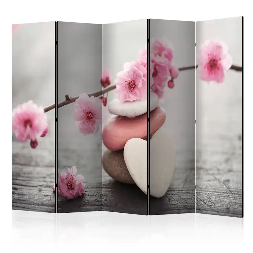 Rumsavdelare Skärmvägg Arkiio Zen Flowers II 225x172 cm