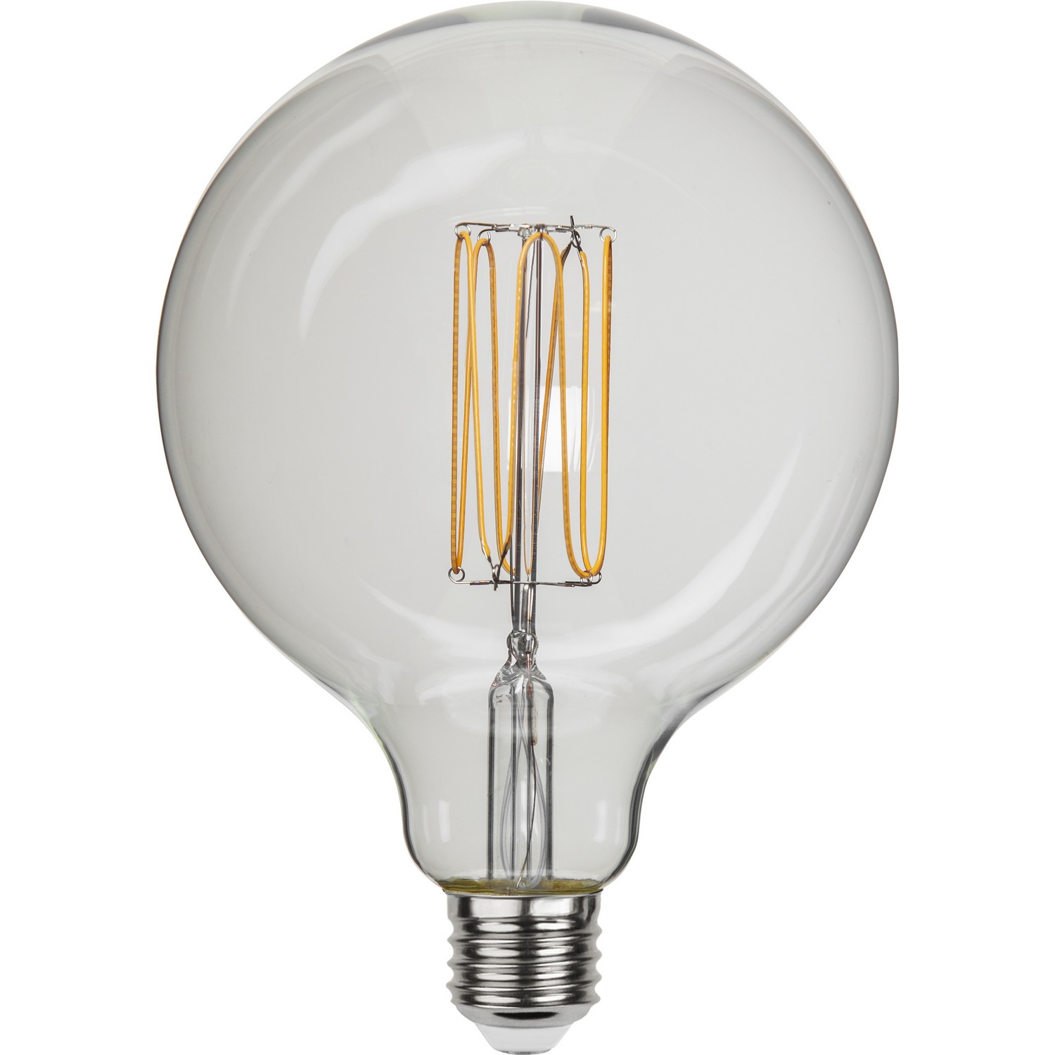 LED-lampa Star Trading E27 G125 Decoled Grace Clear