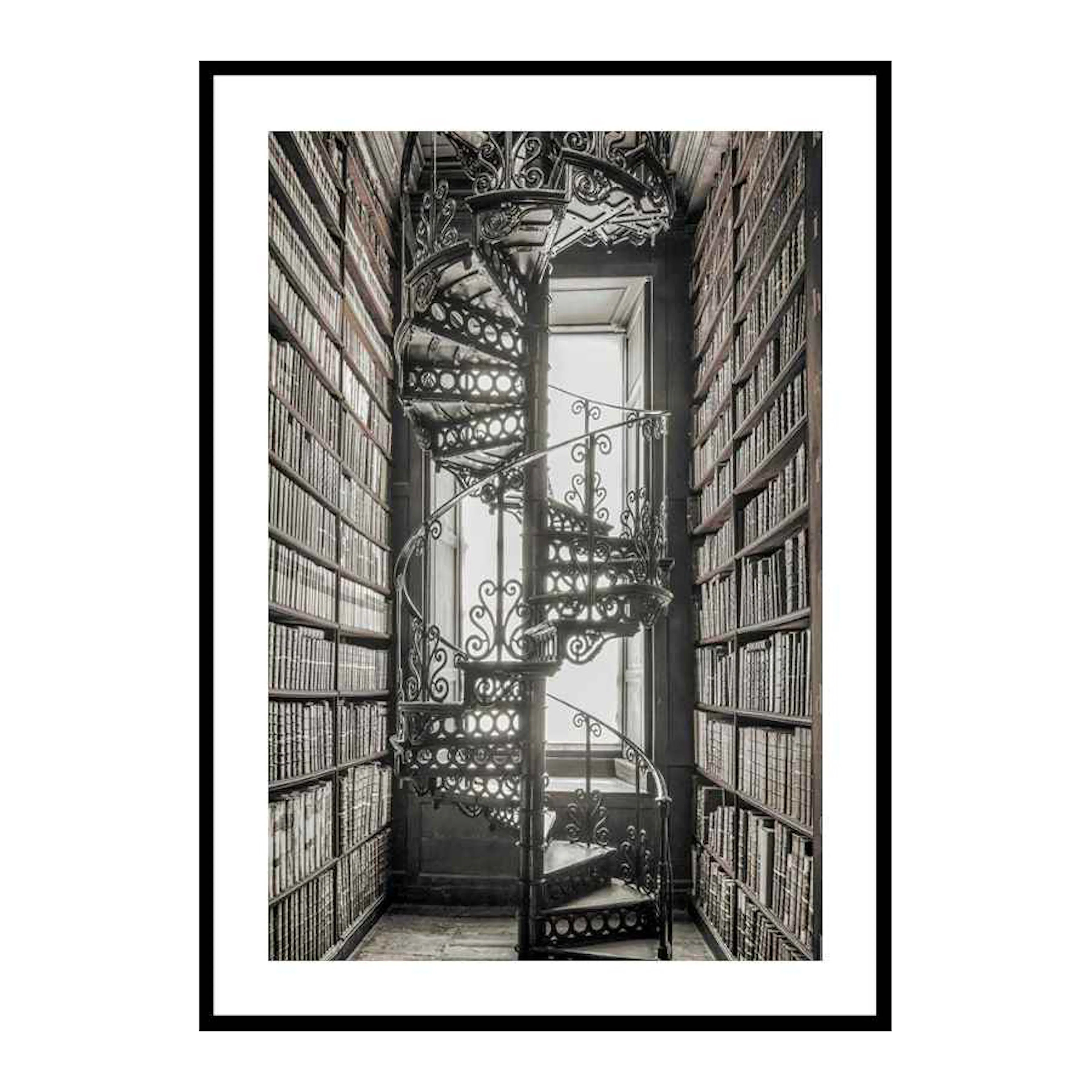 Books And Staircase 30x40 cm