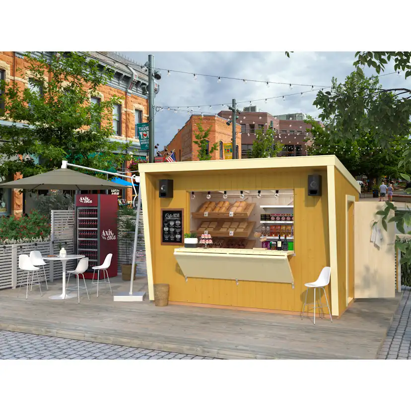 Kiosk Palmako Kira 8,2 m2 (inv. 7,7 m2)