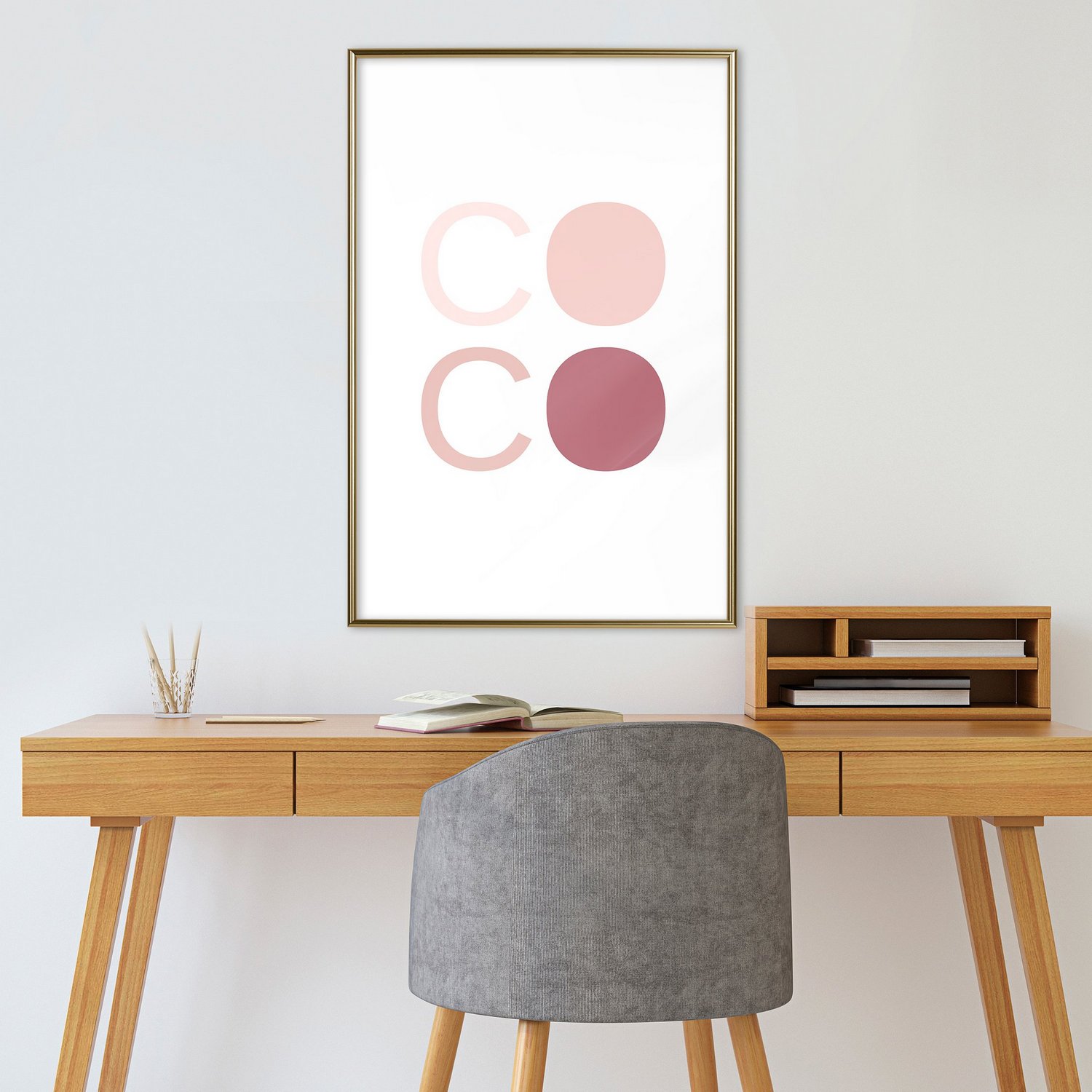 Poster Artgeist Affisch Pink Coco