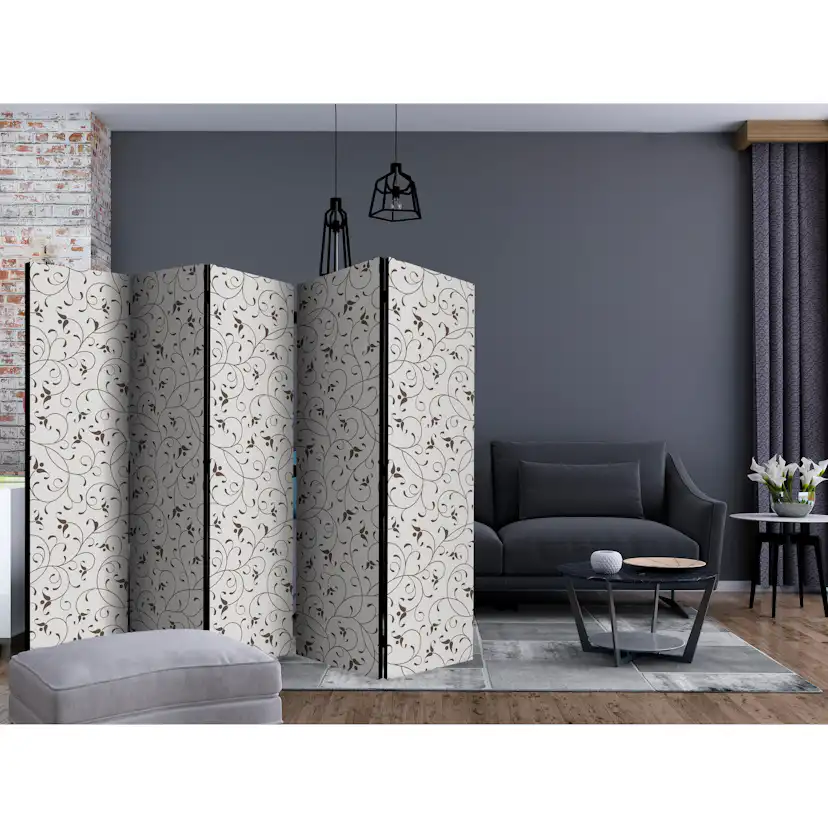 Rumsavdelare Skärmvägg Arkiio Black Twigs II 225x172 cm