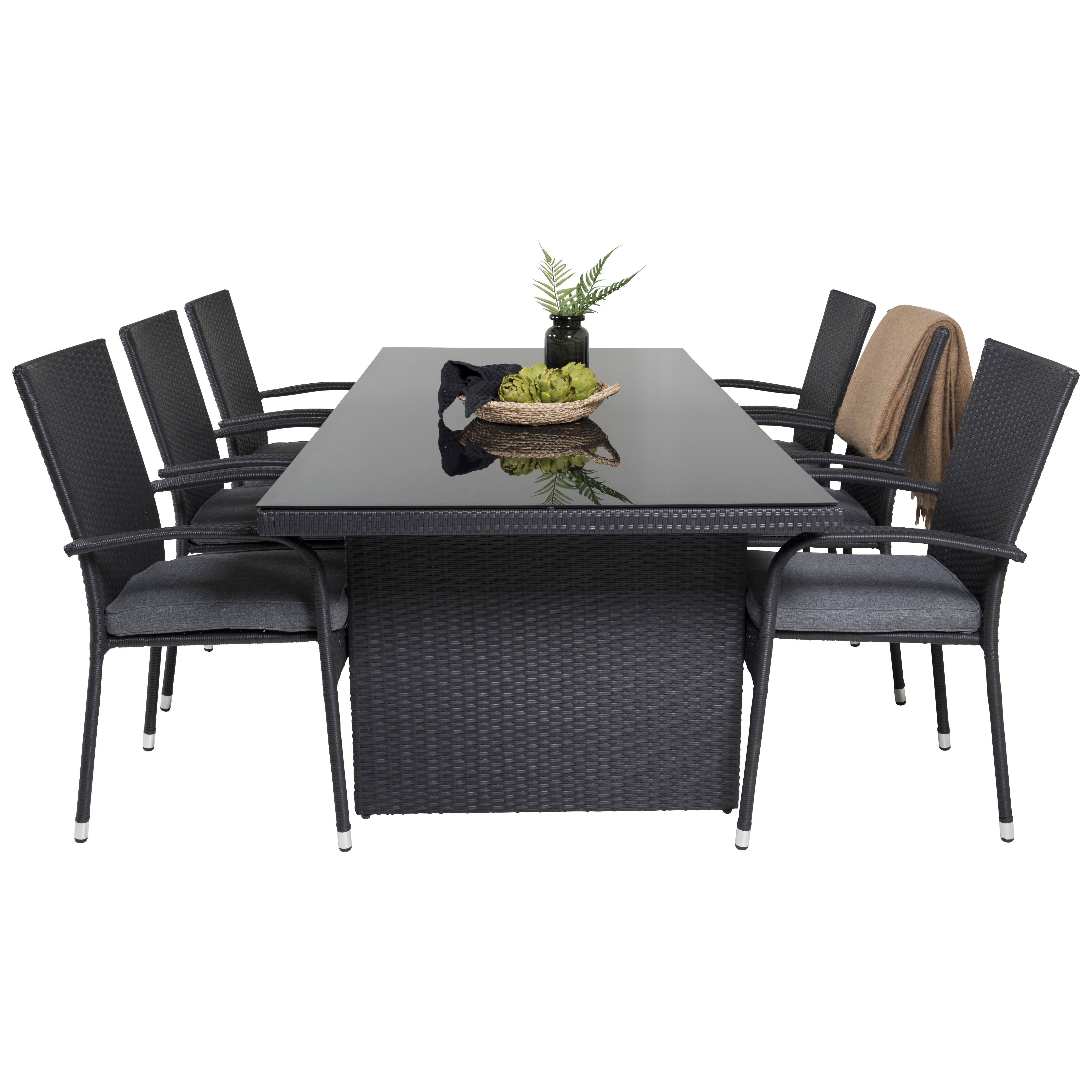 Matgrupp Venture Home Pishi 200 med 6 Asta Stolar