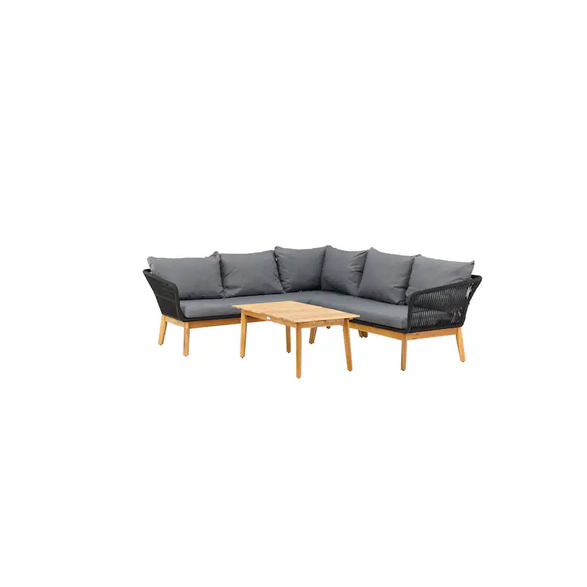 Loungegrupp Venture Home Chania Hörnsoffa med Soffbord