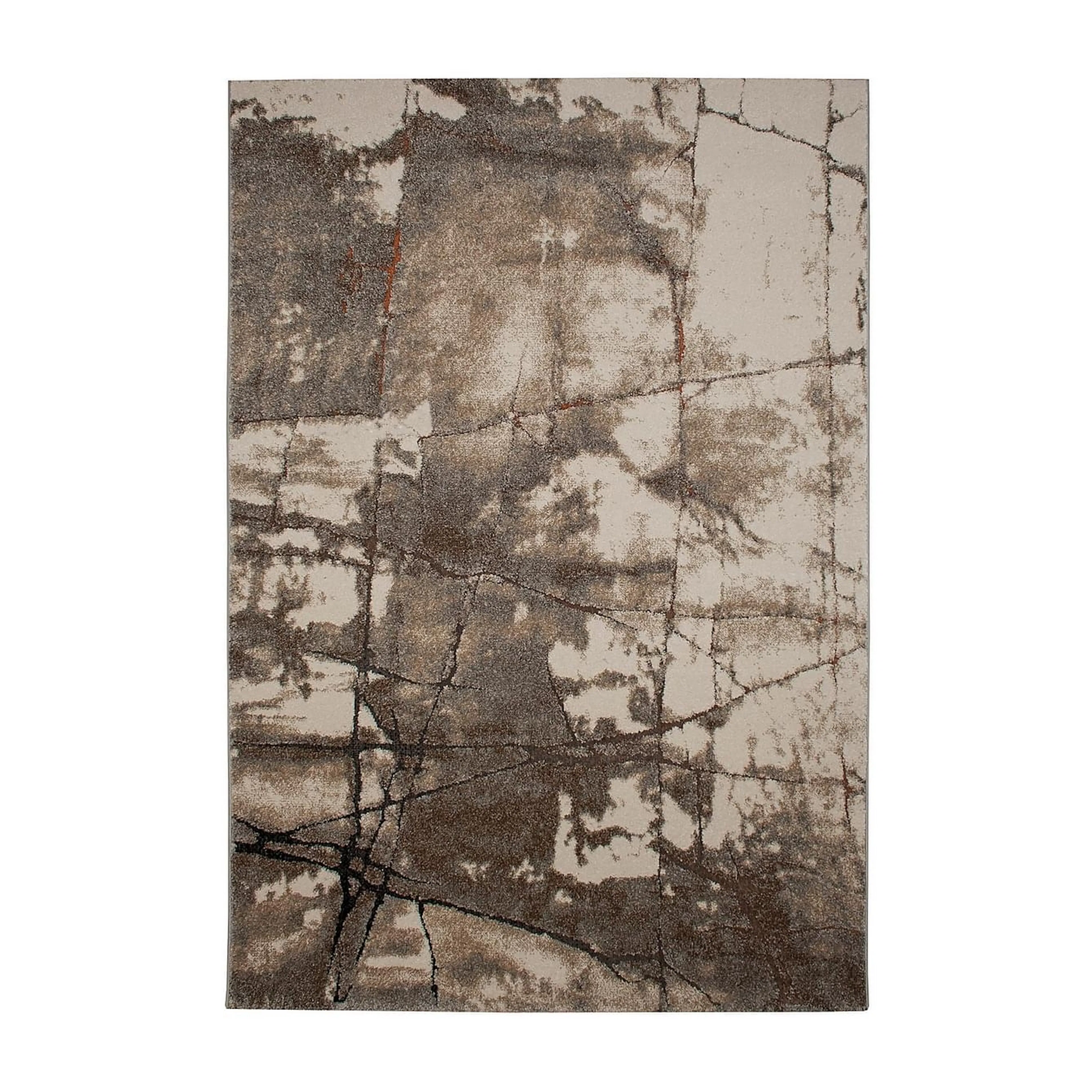 Friezematta KM Carpets Ibiza Tegel Rost