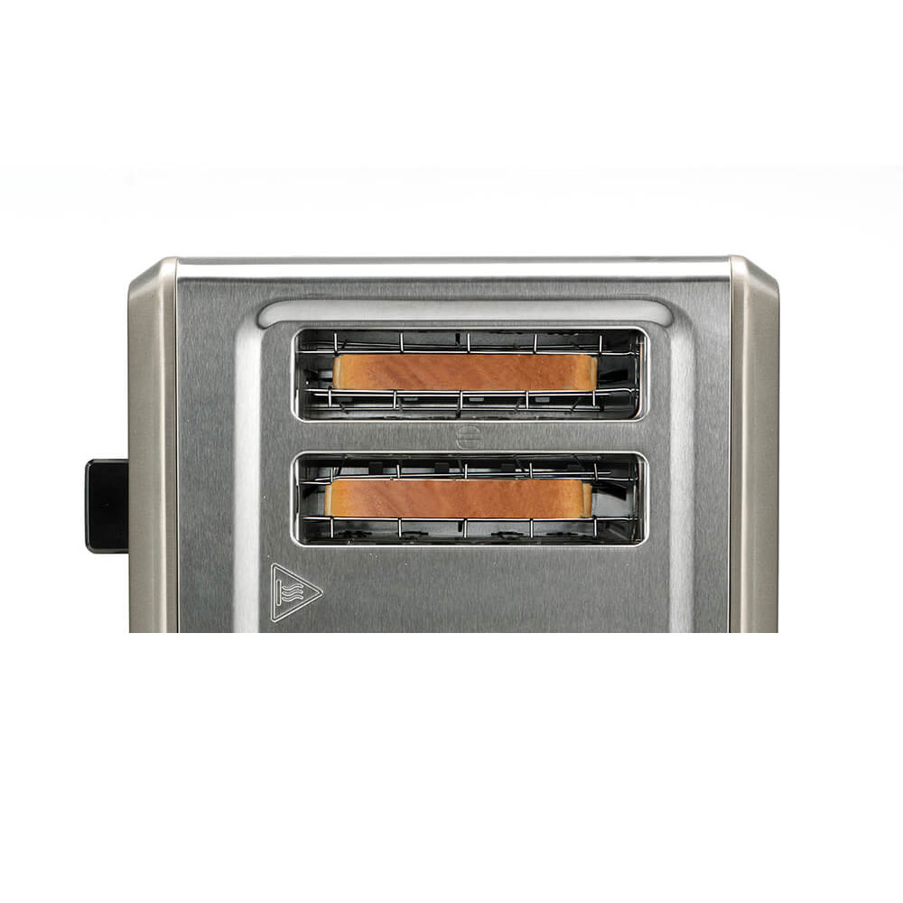 Brödrost Black+Decker 4-Skivor Borstat Stål 1960W LCD-skärm & 3 Funktioner