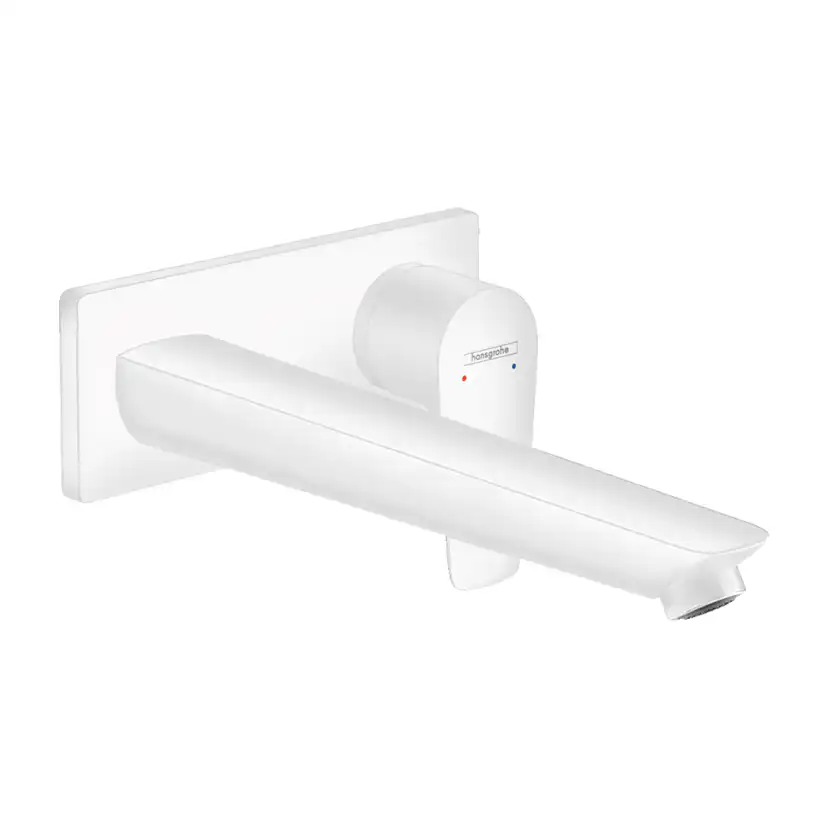 Inbyggnad Tvättställsblandare Hansgrohe Talis E Matt Vit Matt Vit