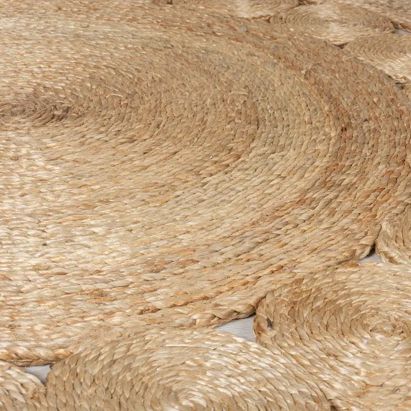 Handvävd Matta Flair Rugs Arya Jute Circle 150x150 cm