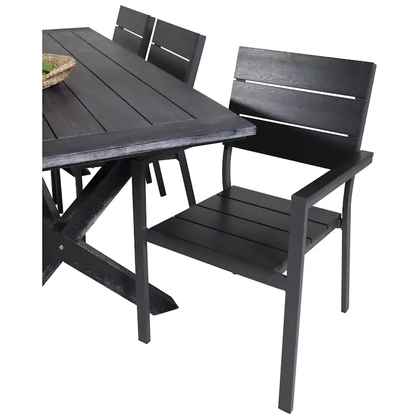 Matgrupp Venture Home Rossi 200 med 6 Lova Stolar