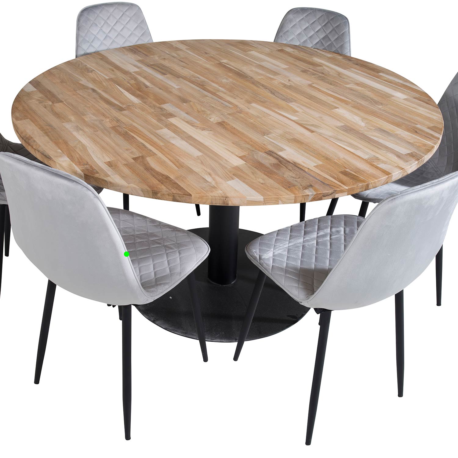Matgrupp Venture Home Cirebon Ø140 cm med 6 Polar Stolar