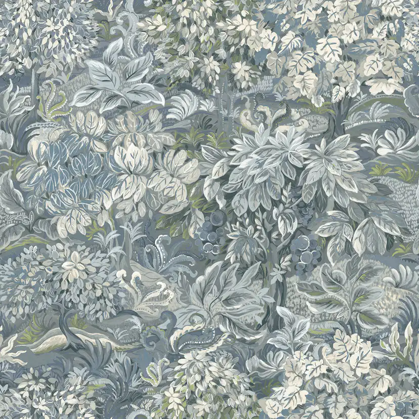 Tapet Holden The Lost Gardens Parsons Wood Blue 91633