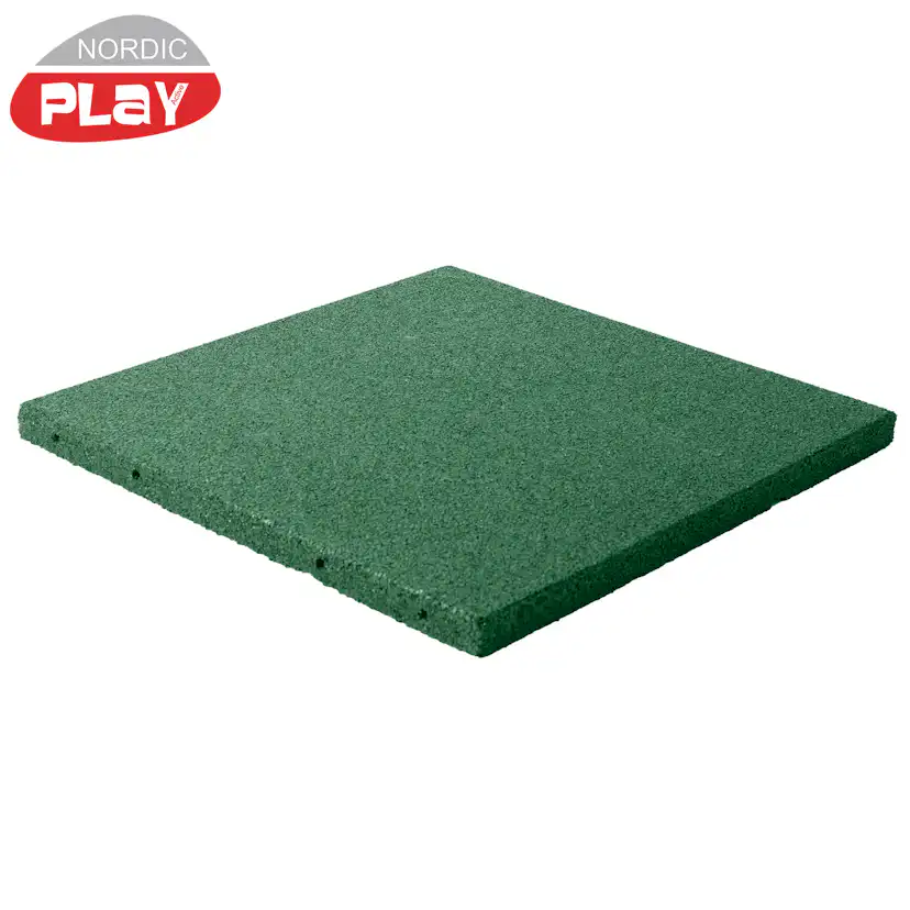 Gummikakel 500 x 500 x 30 mm grön NORDIC PLAY Active Färg: Grön