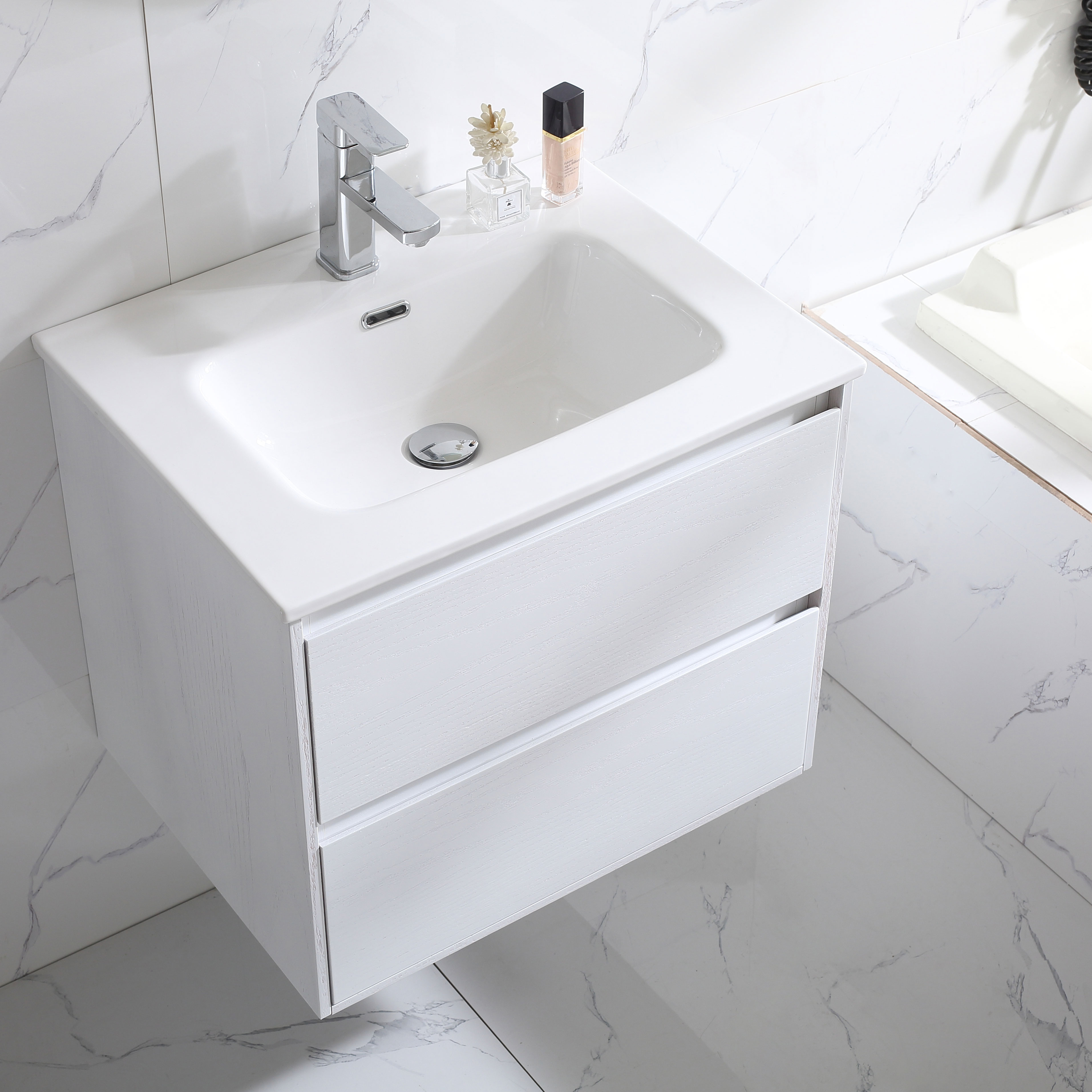 Tvättställsskåp Bathlife Lättsam Vit