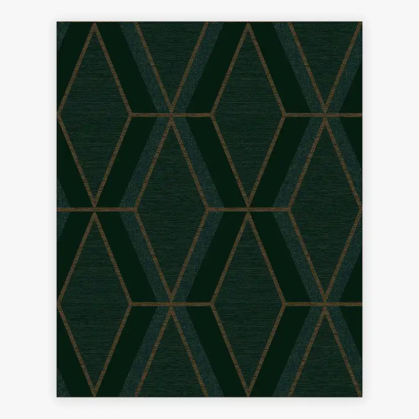 Tapet NEXT Optical Triangle Green