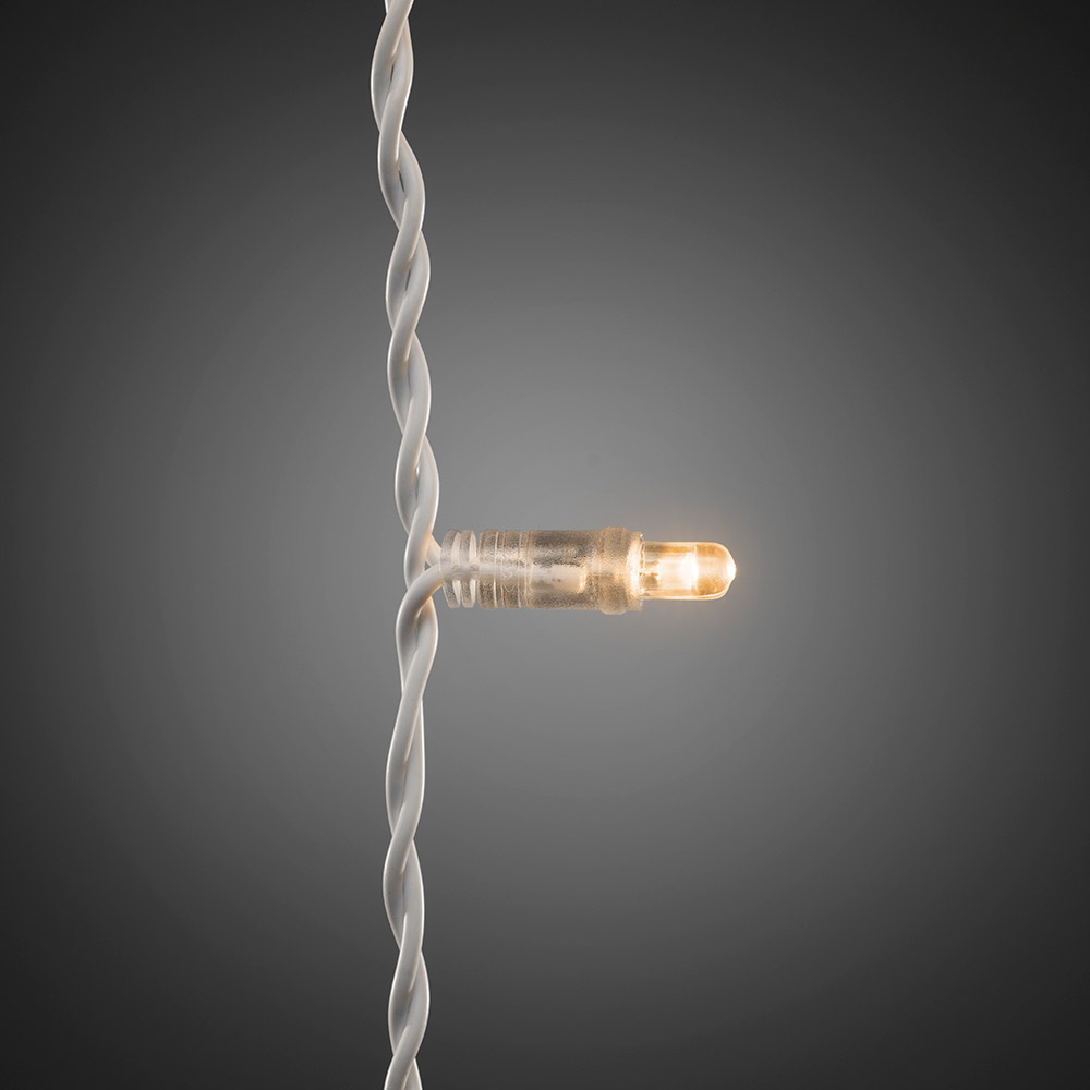 Tillägg istapp /4920/ 100 amber M-LED vit soft cable IP44 Amber/Vit