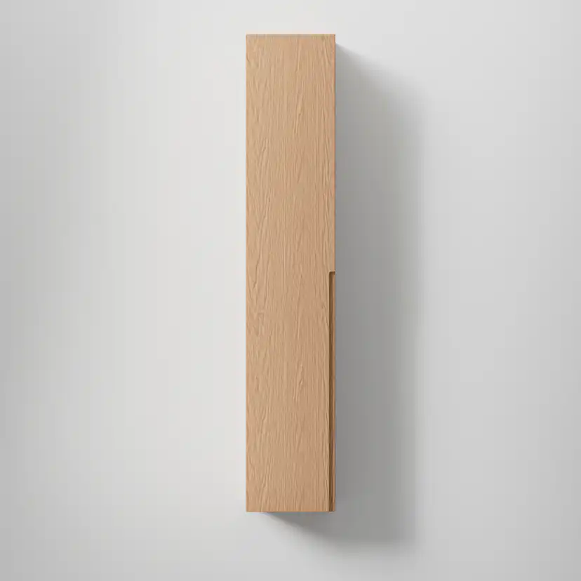 Högskåp Grip 30/30 Natural Oak, 5 Hy, Vä Färg: Natural Oak, Hägning: Vänster