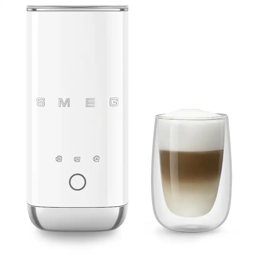 Mini Mjölkskummare Smeg MFF02WHEU Vit