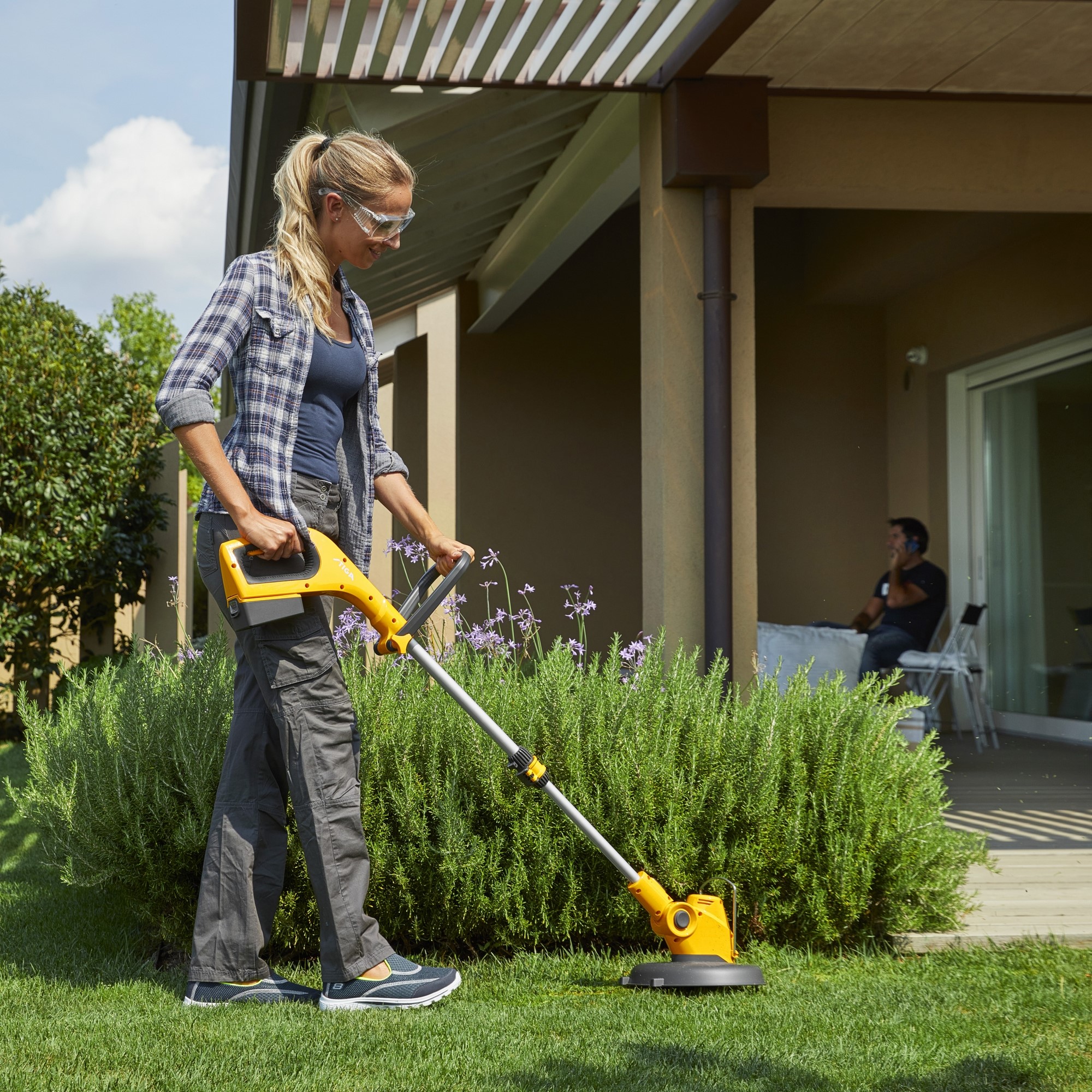 Trimmer STIGA GT 100e Med Batteri & Laddare