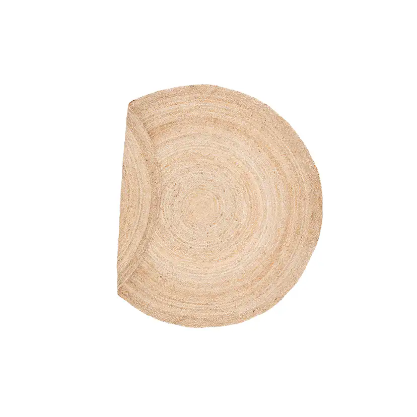 Oliver 100% jute - 200*200- -Round-Natural dark 200x200 cm