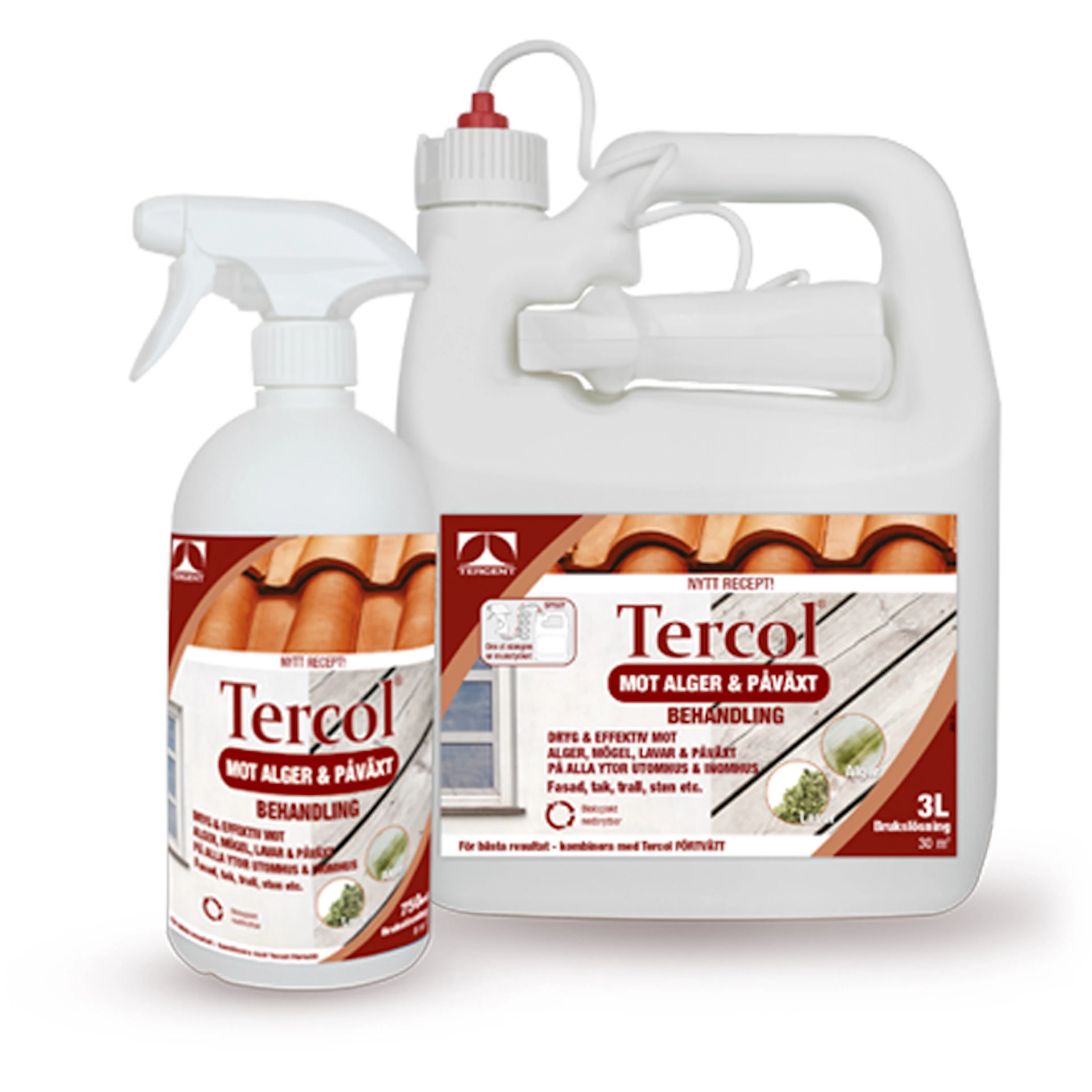 Rengörningsmedel Tergent Tercol Mot Alger & Påväxt  3 L