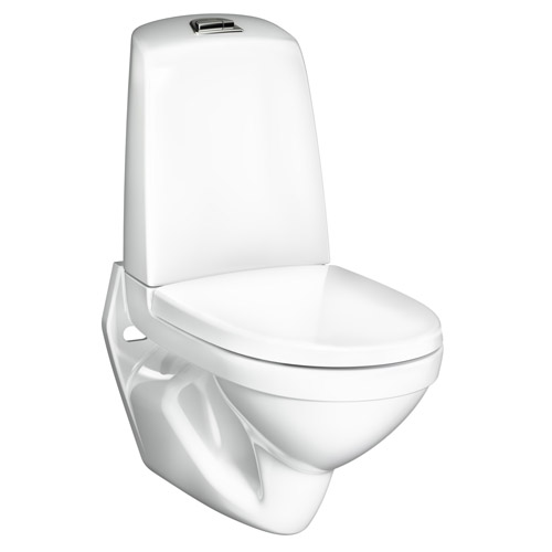 Vägghängd Toalettstol Gustavsberg Nautic 1522 Hygienic Flush
