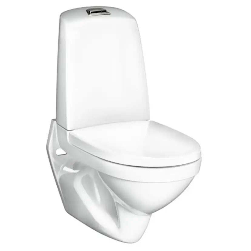 Vägghängd Toalettstol Gustavsberg Nautic 1522 Hygienic Flush