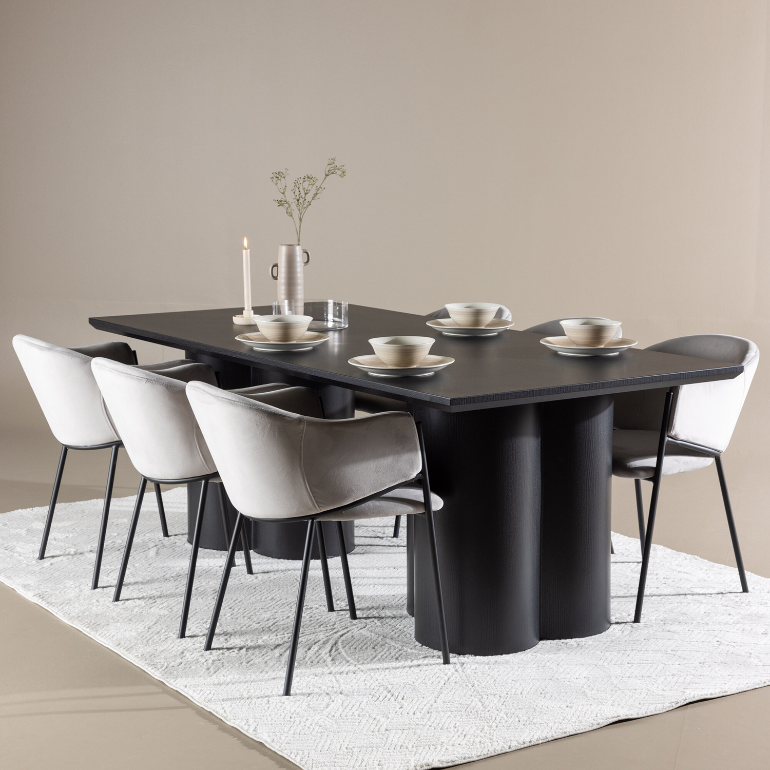 Matgrupp Venture Home Olivia 210 med 6 st Evelina Stolar