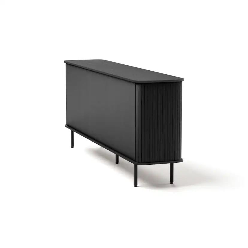Sideboard Bark Kopparbo Ribbad med Förvaring 210 cm