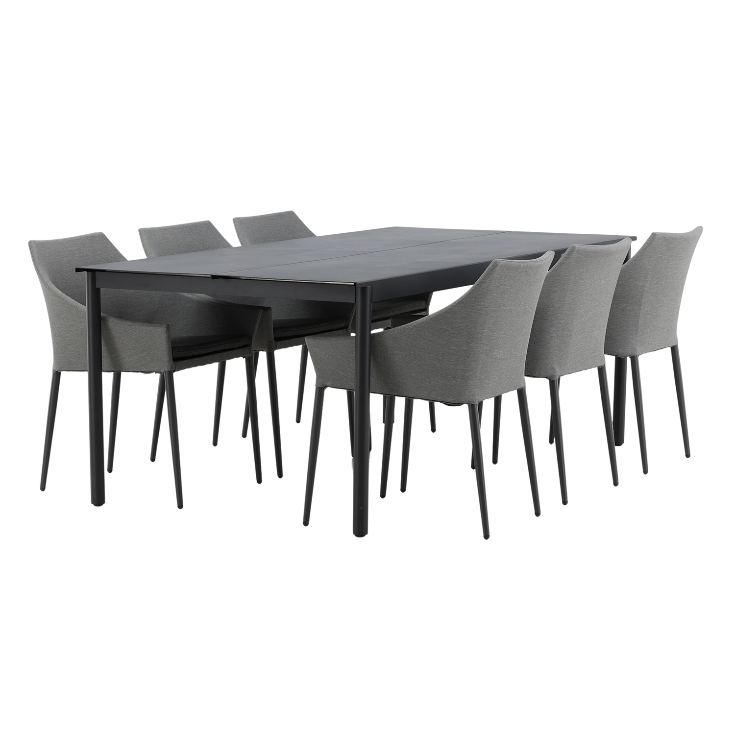 Matgrupp Venture Home Modena 200x100 cm med 6 Spoga Matstolar