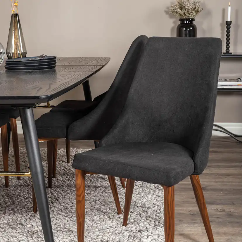 Matgrupp Venture Home Gold med 6 Leone Stolar