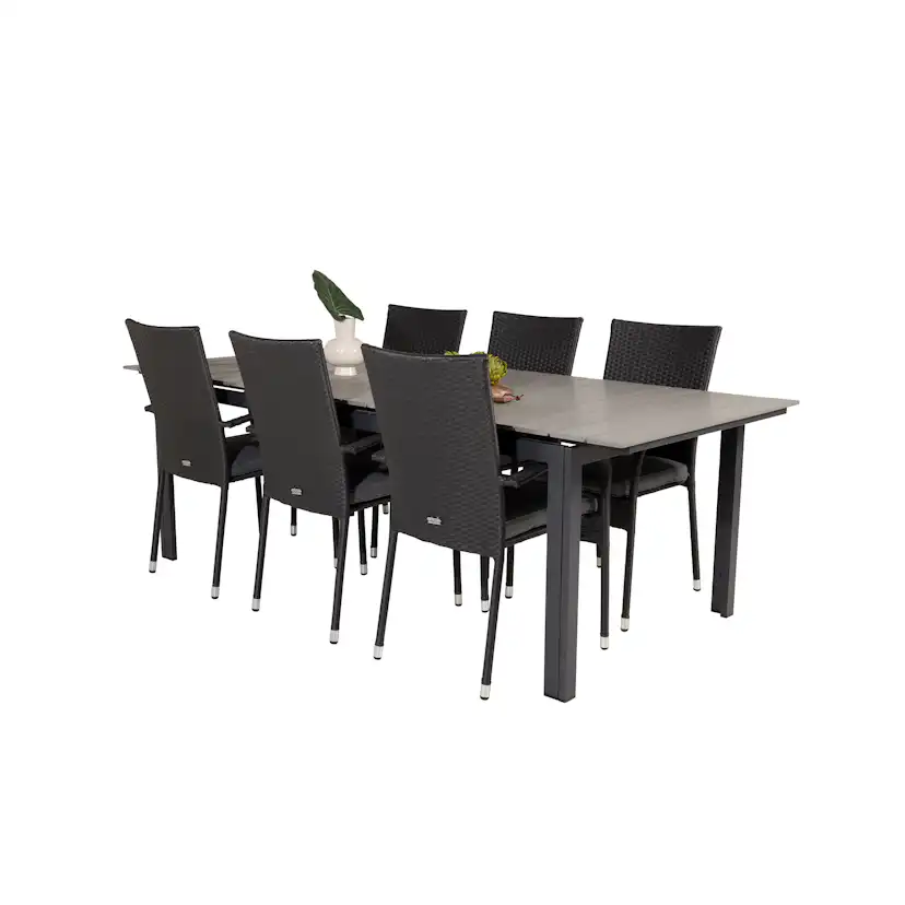 Matgrupp Venture Home Lova 224/324 med 6 Asta Stolar
