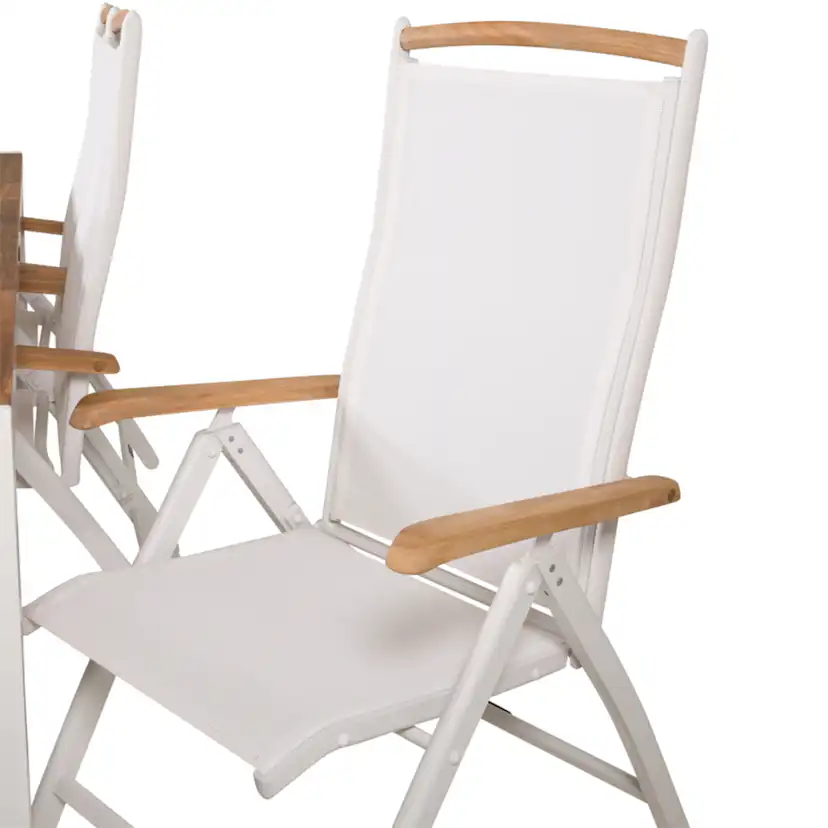 Matgrupp Venture Home Berfin med 6 Perla Matstolar
