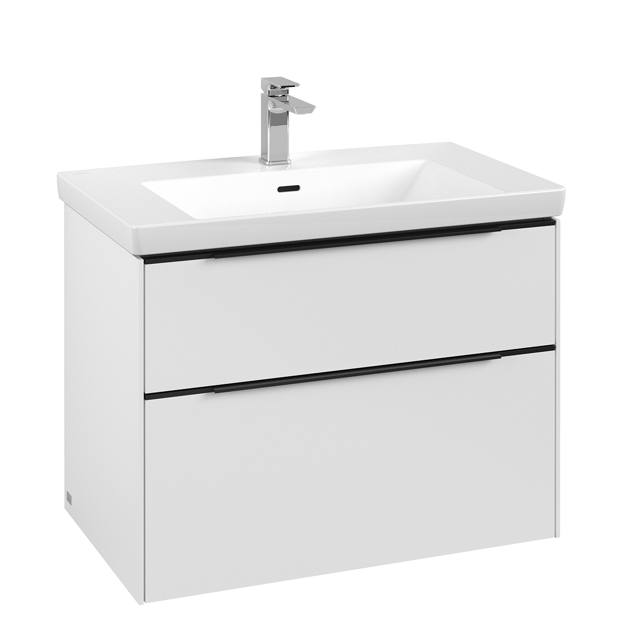 Tvättställsskåp Villeroy & Boch Subway 3.0 med 2 Lådor