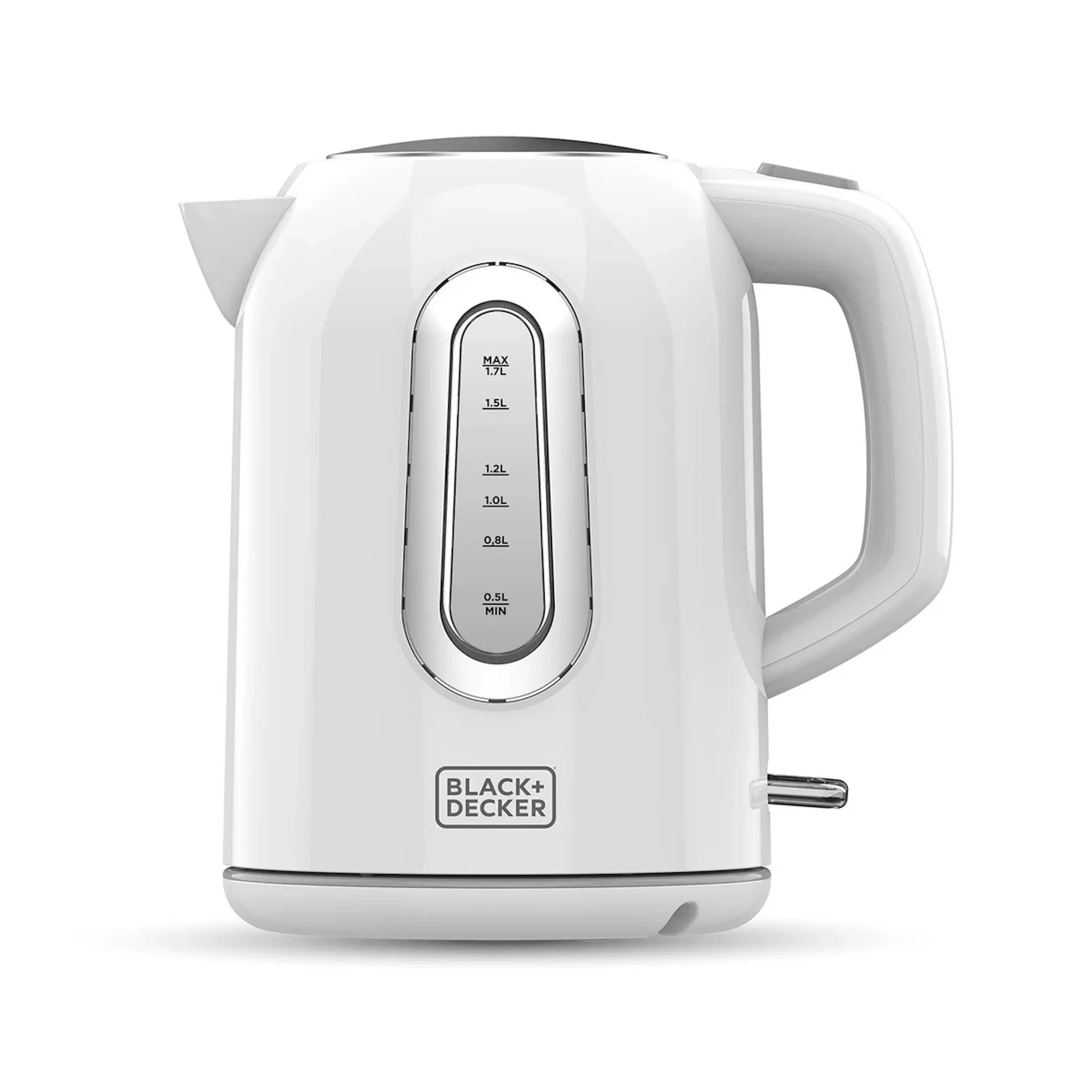 Vattenkokare BLACK+DECKER 1,7L Vit Snabb & Säker