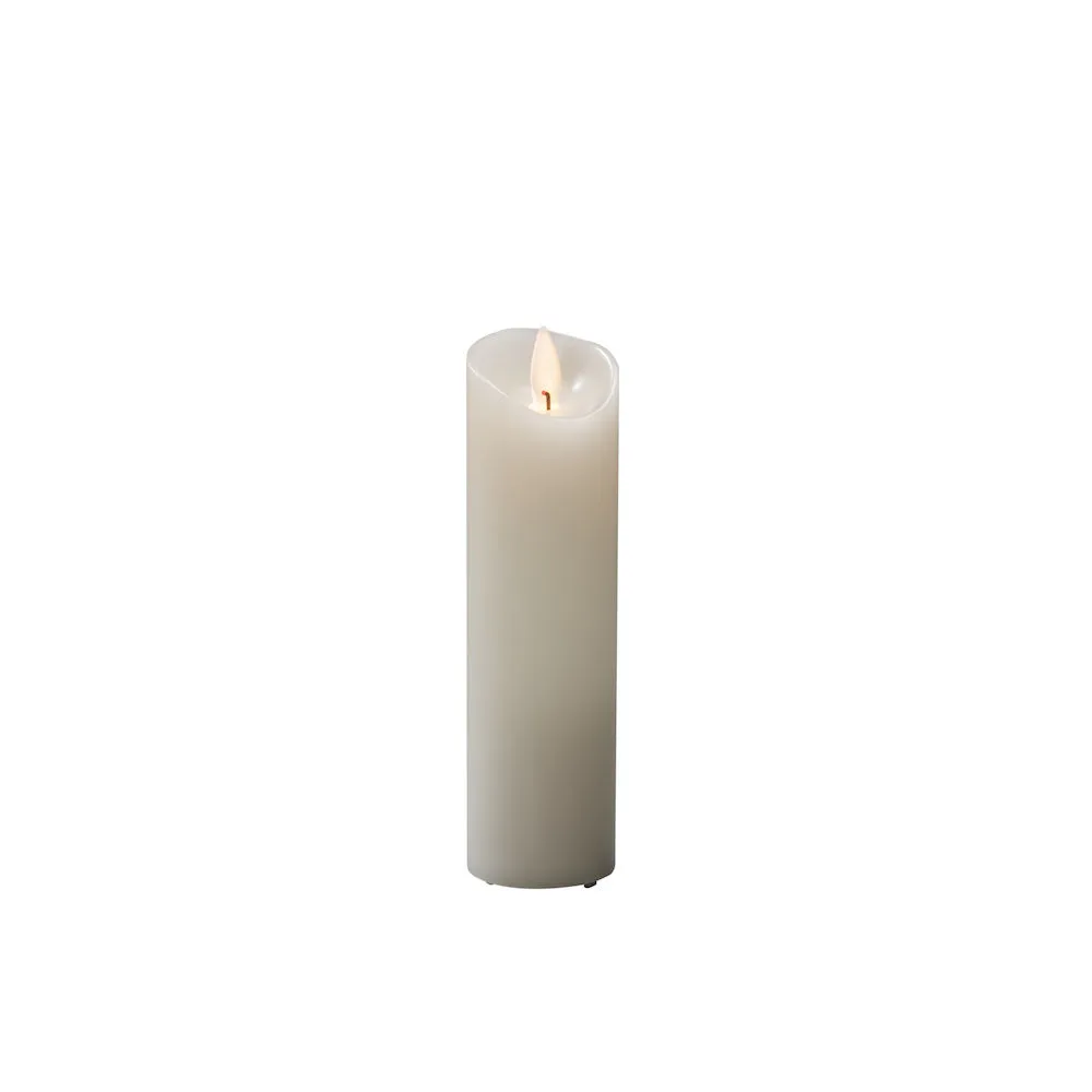 Vaxljus 5x17,8 cm LED vitt HxB: 127x50 mm
