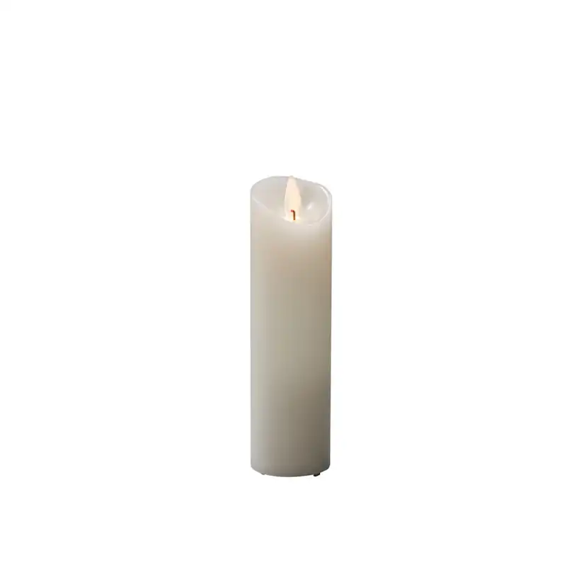Vaxljus 5x17,8 cm LED vitt HxB: 127x50 mm