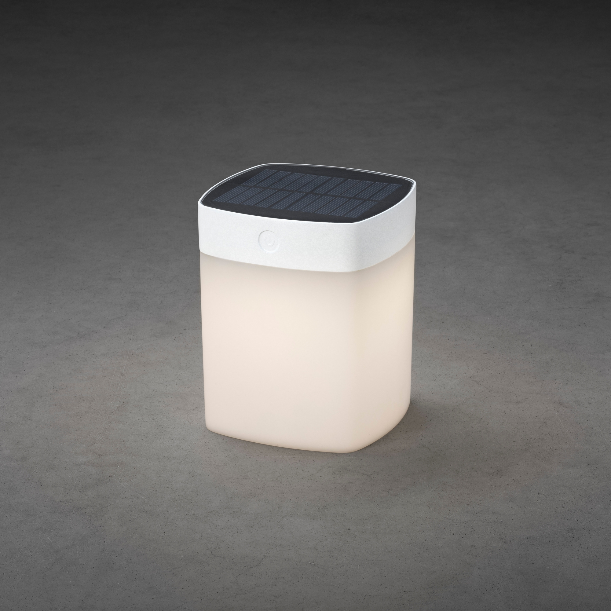 Solcellslampa Gnosjö Konstsmide Assisi Cylinder Kvadrat LED 1W