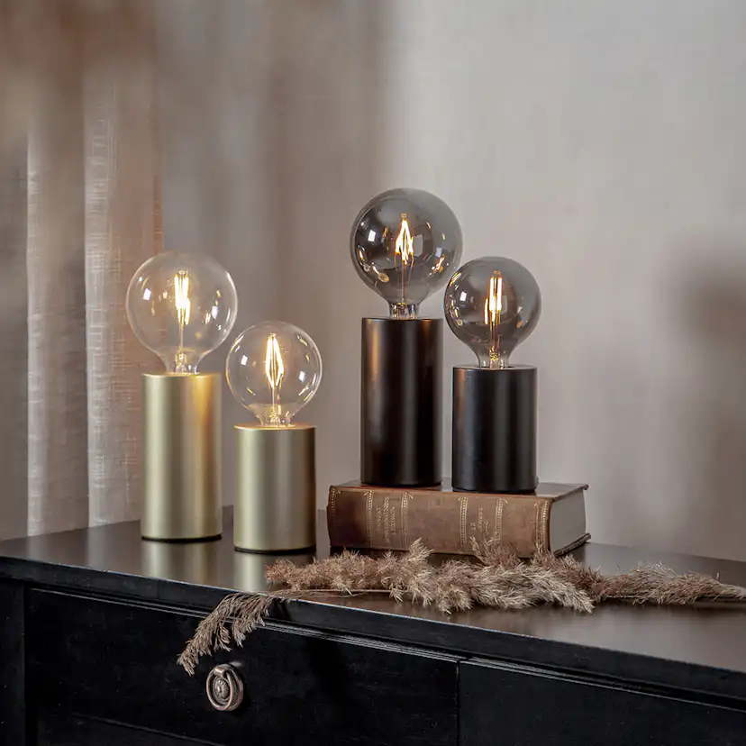 LampfotE14 TINY Svart