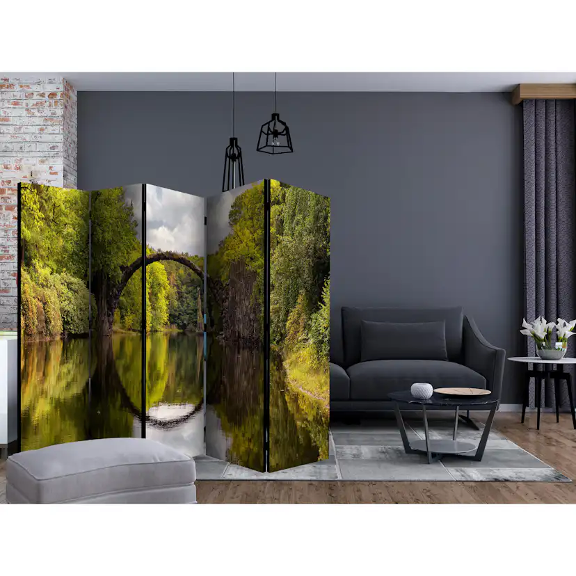 Rumsavdelare Skärmvägg Arkiio Devil's Bridge in Kromlau Germany II 225x172 cm