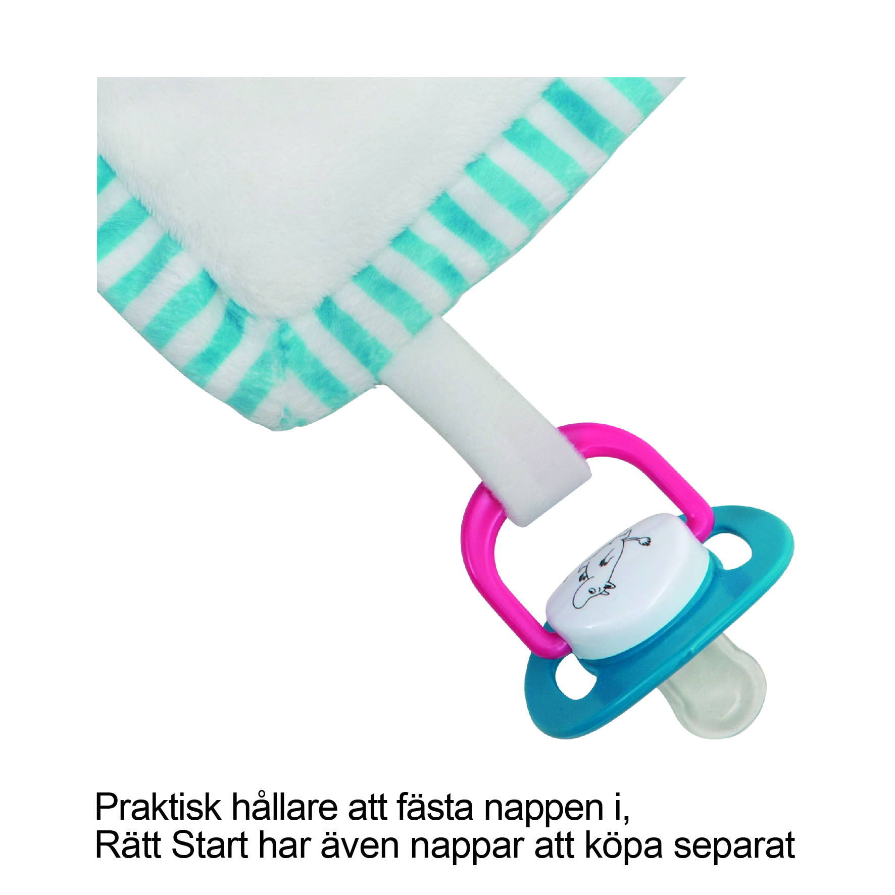 Snuttefilt Rätt Start Mumin Blå