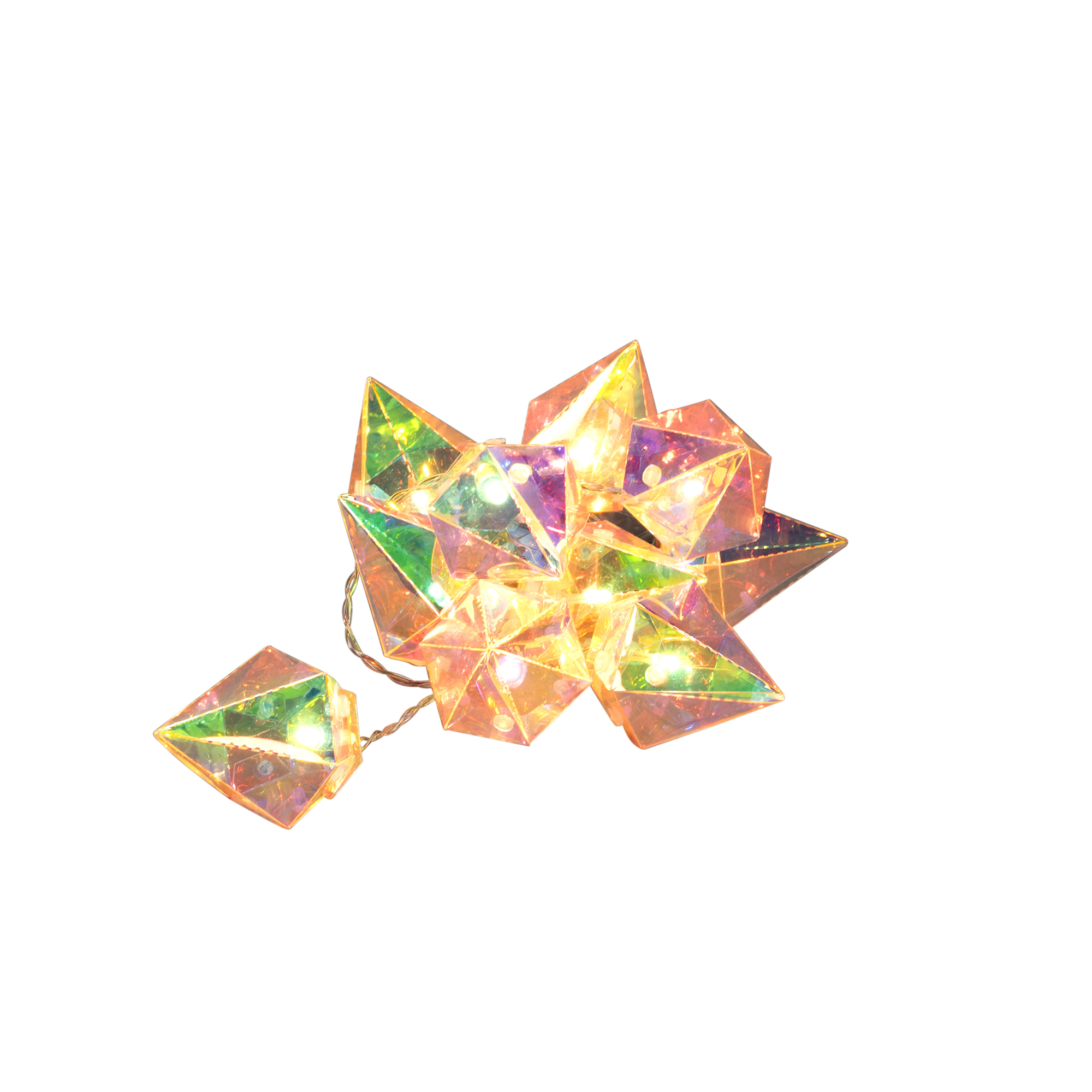 Batteridriven Ljusslinga Gnosjö Konstsmide 10 LED Glober m. Timer