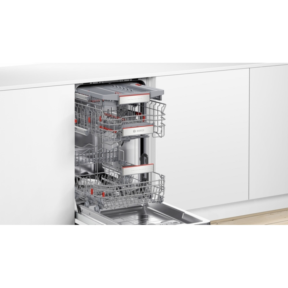 Integrerad Diskmaskin Bosch SPV6ZMX17E Serie 6 45 cm med Zeolith®-torkning och WiFi