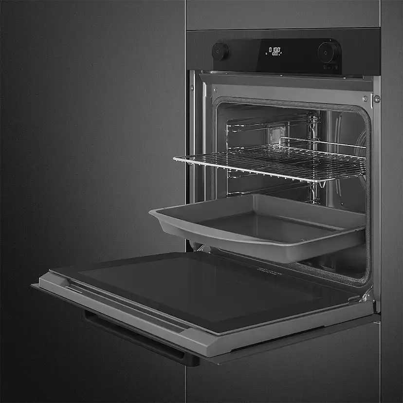 Kombiugn Smeg SOP6201S2B med Ångfunktion Svart 60 cm